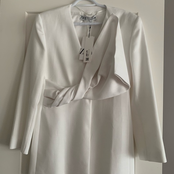 Zara White Blazer Dress LIMITED EDITION - Picture 6 of 8